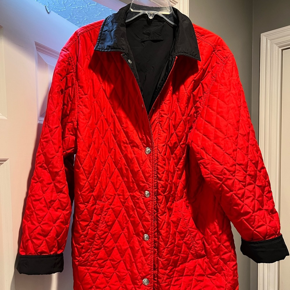 ESCADA reversible jacket. Never worn. NWOT Womens size large (size 38 European)